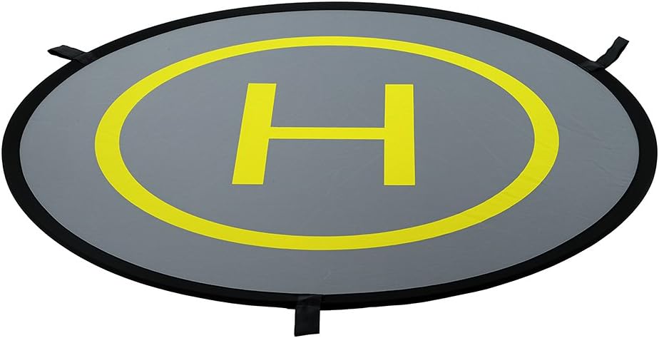 32" Collapsible Drone Launch Pad - Fast-Fold Portable Landing Pad Apron for RC Drone Quadcopter and Helicopters