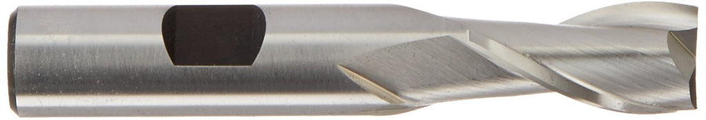 YG-1 01071 HSS End Mill, 2 Flute, Regular Length, Uncoated Finish, 3" Length, 1/2"