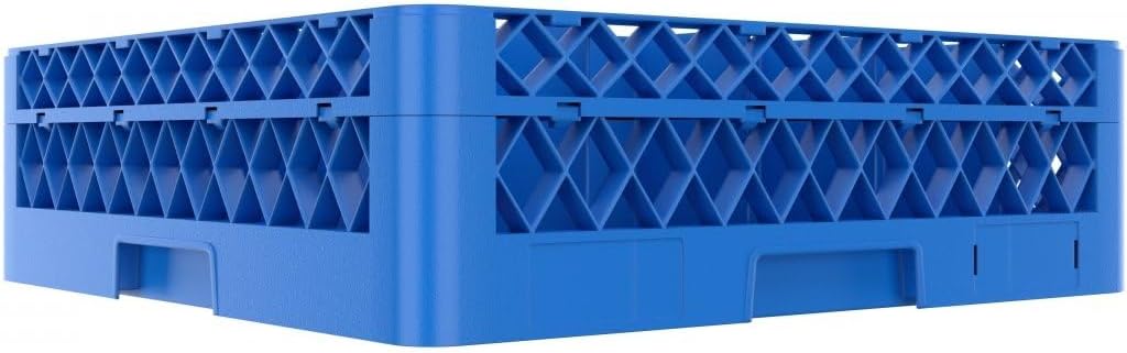 25-Compartment Glass Rack Base and Extender, Blue