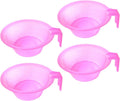 4 Pieces Hair Color Mixing Bowl Hair Color Bowl Hair Dye Bowl Applicator Bowl Plastic Color Mixing Tint Bowls Hair