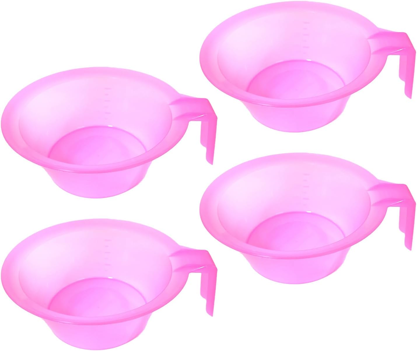 4 Pieces Hair Color Mixing Bowl Hair Color Bowl Hair Dye Bowl Applicator Bowl Plastic Color Mixing Tint Bowls Hair