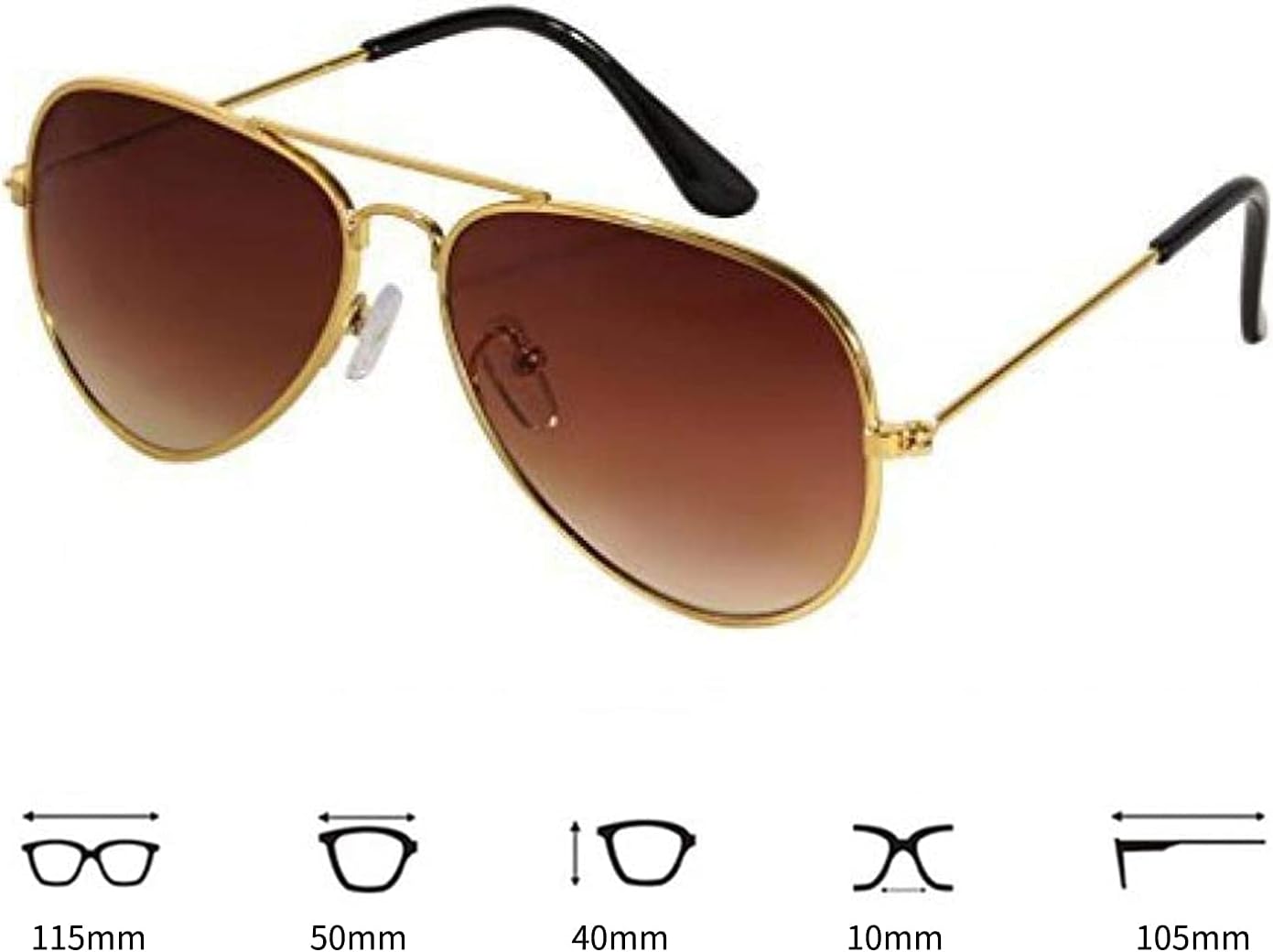 Classic Kids Sunglasses for Boys Girls Children sunglasses Reflective Metal Frame