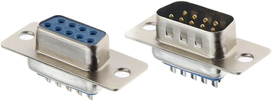 20PCS DB9 RS232 D-SUB Serial Solder Cup Connectors