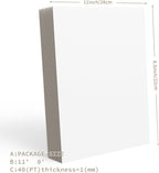 Chipboard Sheets 8.5" X 11", 25 Sheets of 40PT (Point) Chip Board for Book Binding, Perfect for Scrapbooking