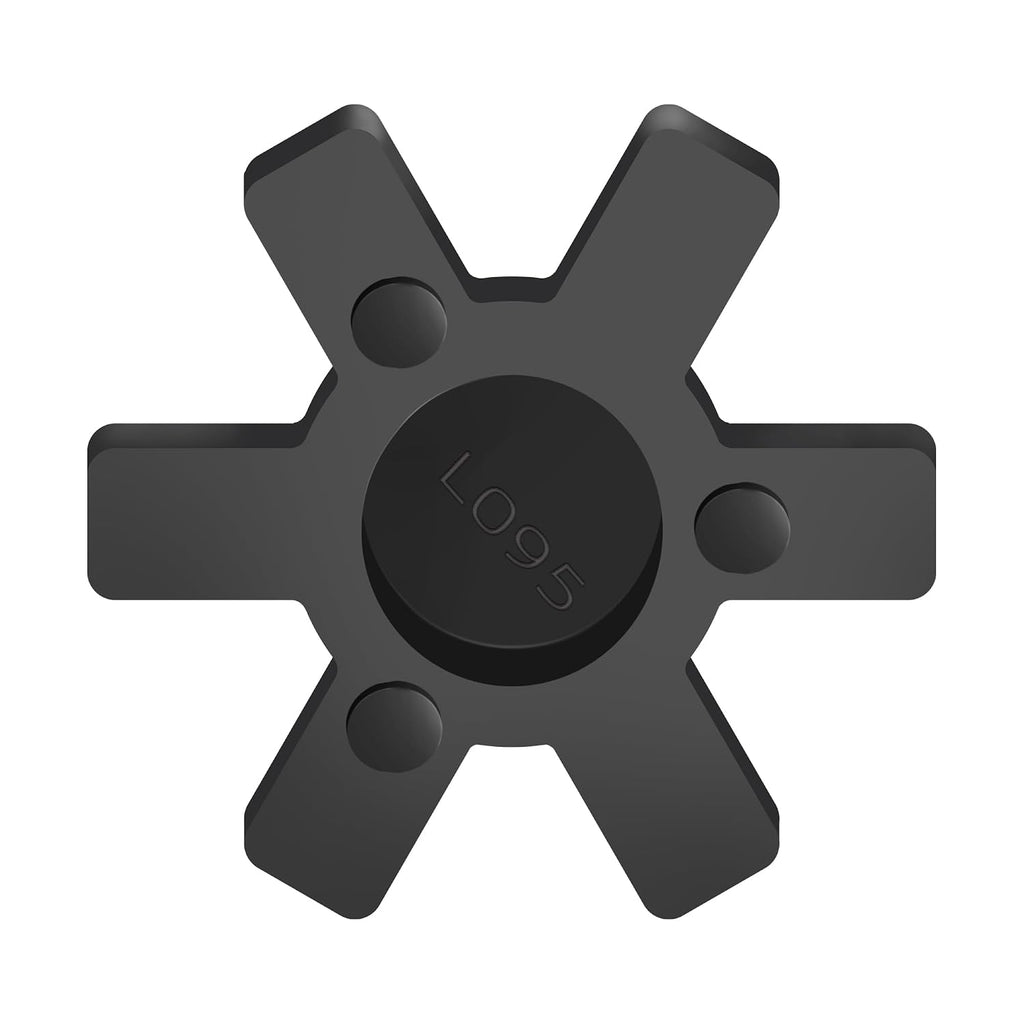 XiKe L095 NBR Rubber Spider for L-Jaw Coupling Black (1 Pack)