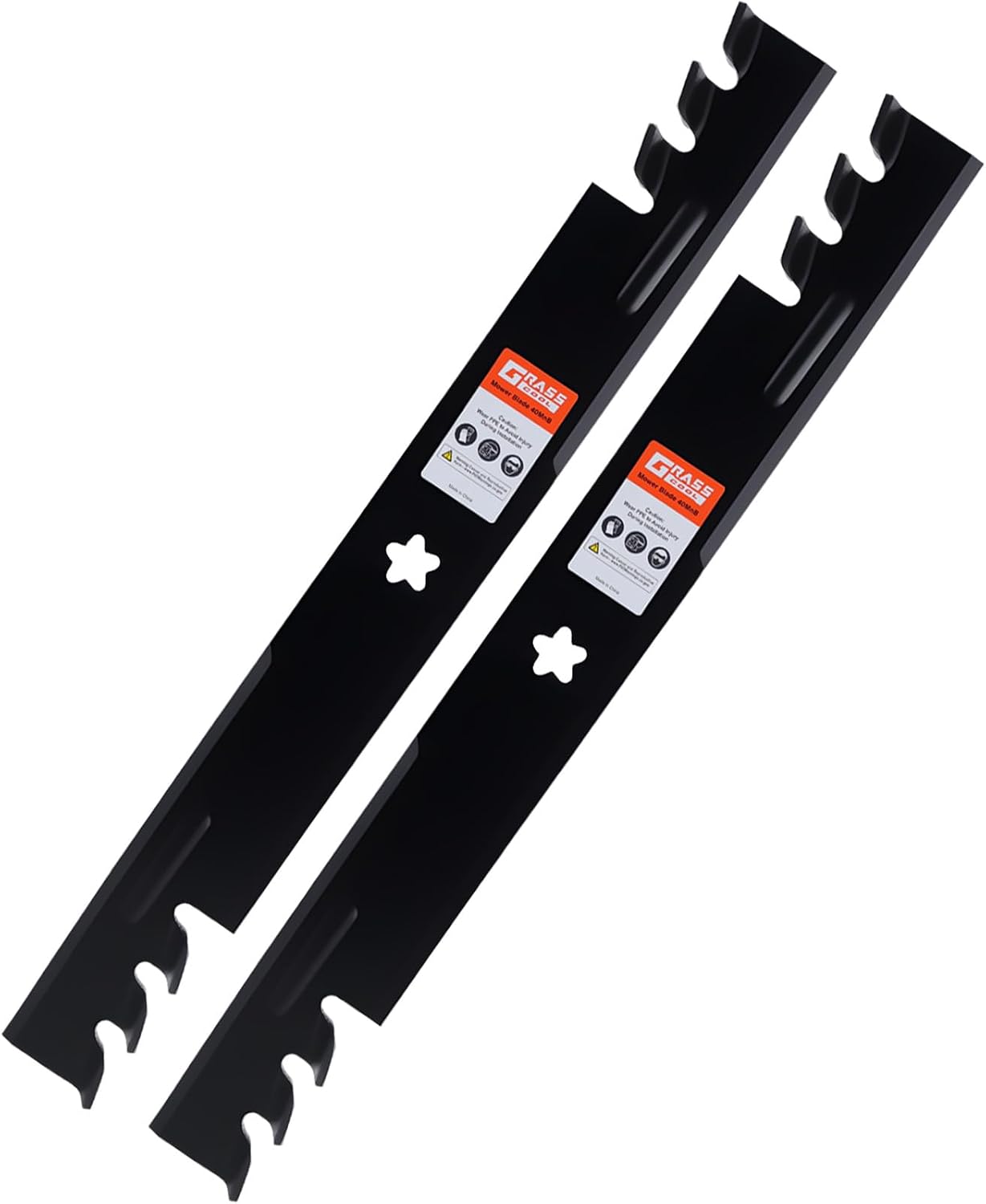405380 YTH22V46 46 inch Deck Mower Mulching Blades Replacement | Fits Husqvarna 403107 Z246 YTH20K46 YTH21K46