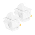 2pcs Fridge Door Light Control Switch Replacement, 2-pin White
