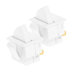 2pcs Fridge Door Light Control Switch Replacement, 2-pin White