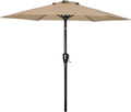 9' Patio Umbrella Outdoor Table Market Yard Umbrella with Push Button Tilt/Crank