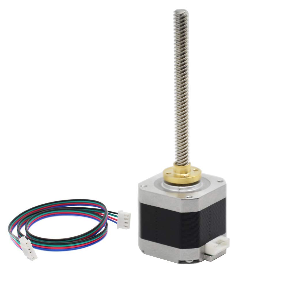 NEMA 17 Stepper Motor 42-40mm with Integrated 100mm T8 Lead Screw