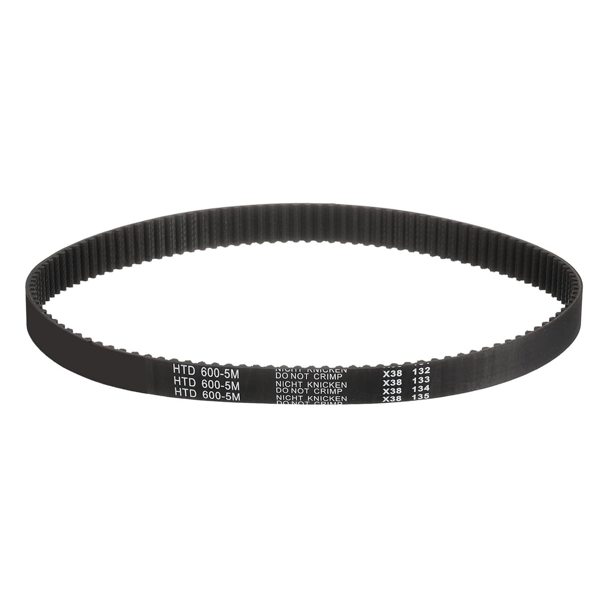 HTD 5M Timing Belts, 600mm Pitch Length x 15mm Width x 3.8mm Height