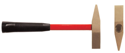 Non-Sparking Scaling Hammer with Nupla Handle | 1 Lb Welding/Chipping Hammer Tool