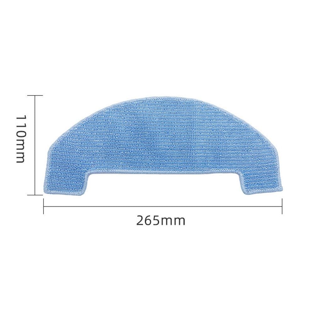 6 Pack Mop Pads with 8 Dust Bags for Trouver E10, for Liectroux M70 Pro