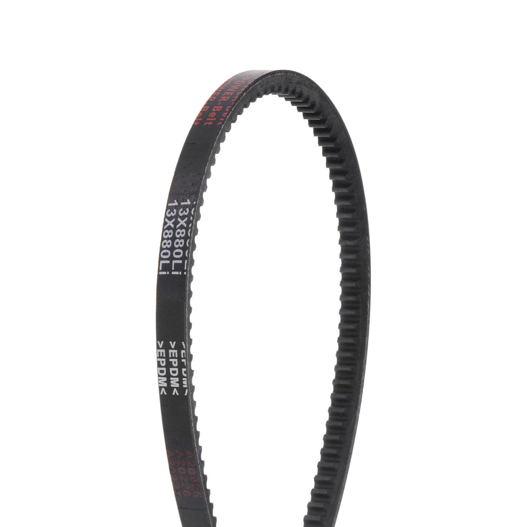 HARFINGTON 2pcs 13x880 Cogged V-Belts AX Section Drive Raw Edge Belt 880mm Inner Girth 13mm Width 8mm Thickness EPDM for Power Transmission