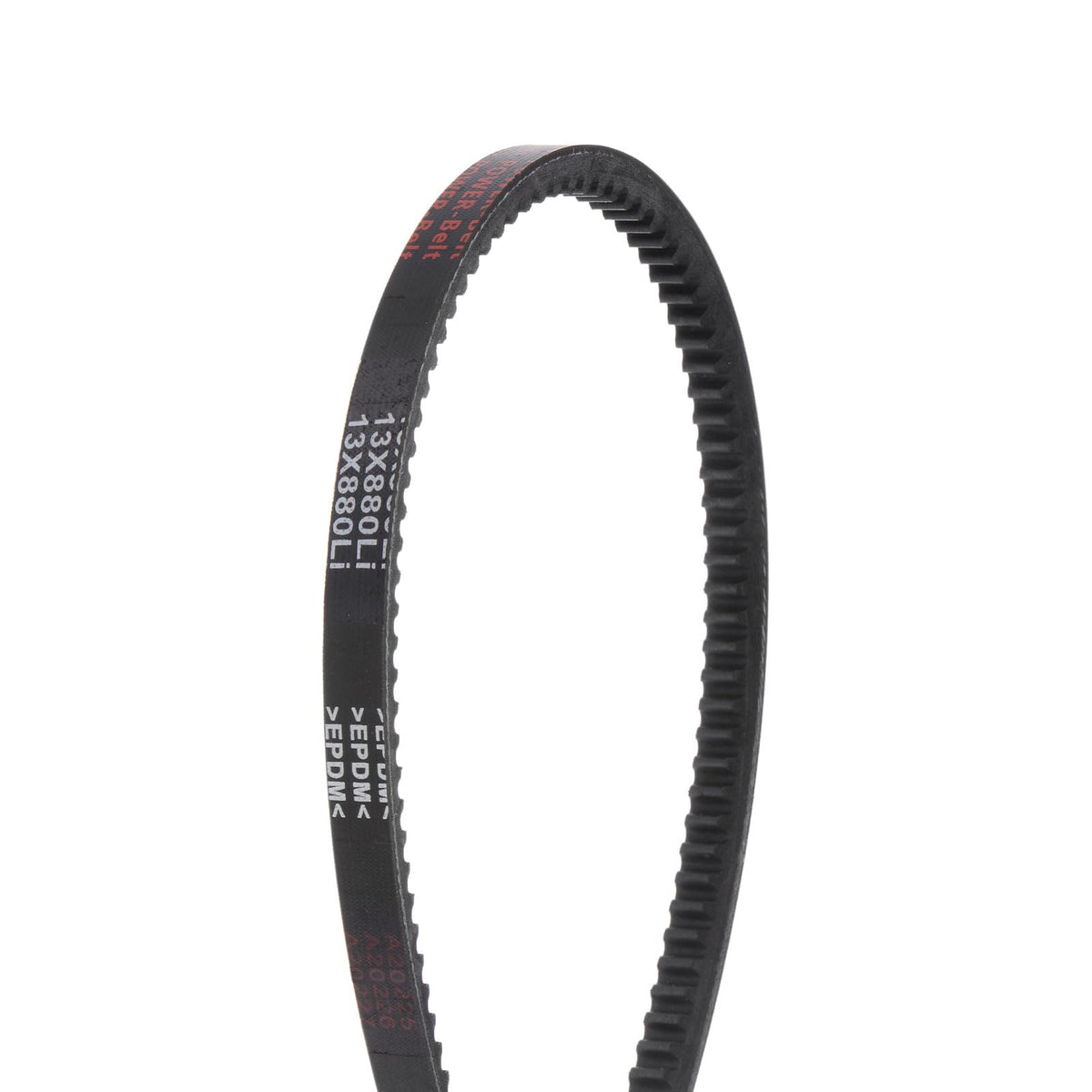 HARFINGTON 2pcs 13x880 Cogged V-Belts AX Section Drive Raw Edge Belt 880mm Inner Girth 13mm Width 8mm Thickness EPDM for Power Transmission