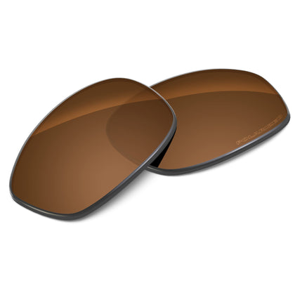 Performance Replacement Lenses Compatible with Oakley Straight Jacket 2007 Polycarbonate Polarized Etched-Nut Brown
