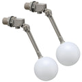 Cinnvoice 2 Pack 3/4" Float Valve for Water Tank with Adjustable Arm