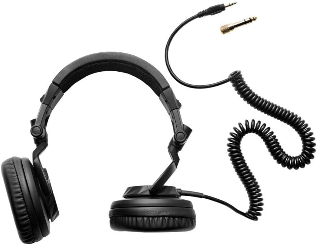 HDP DJ45 - Professional Over-Ear DJ Headphones with 40mm Drivers | Pivoting earpieces and a 6.6 Feet/2 meter cable