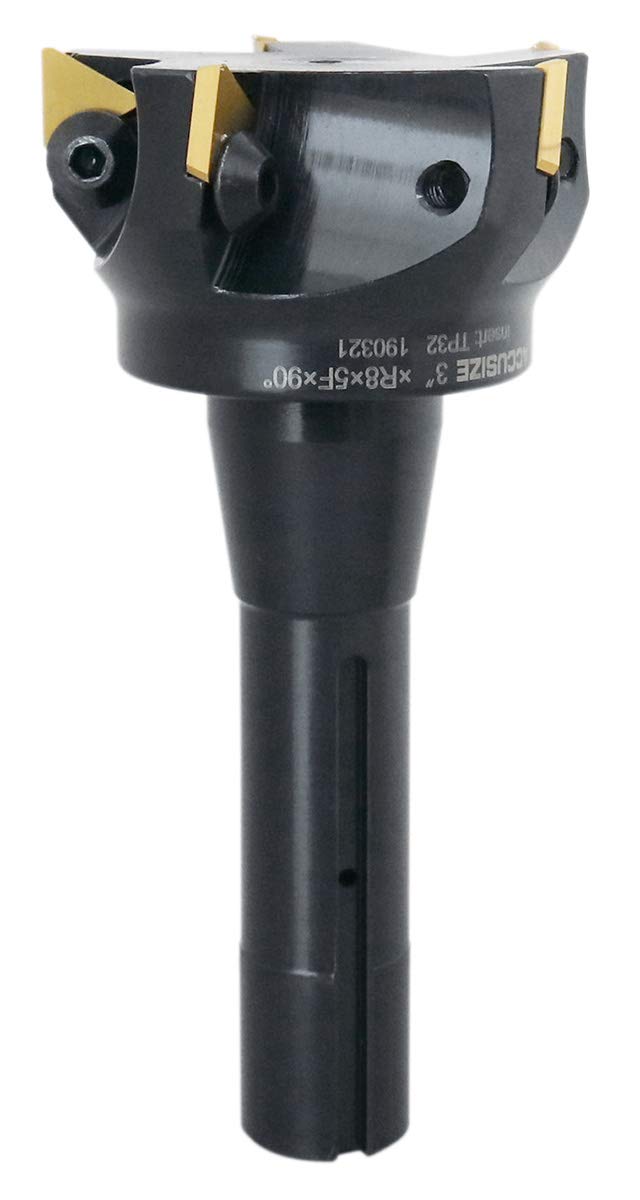 Accusize Industrial Tools Indexable End Mill, 3", 0046-0917