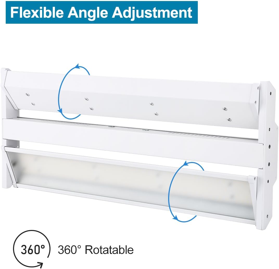 High Bay LED Shop Lights 200W/150W/100W Adjustable 28000LM 4 Pack