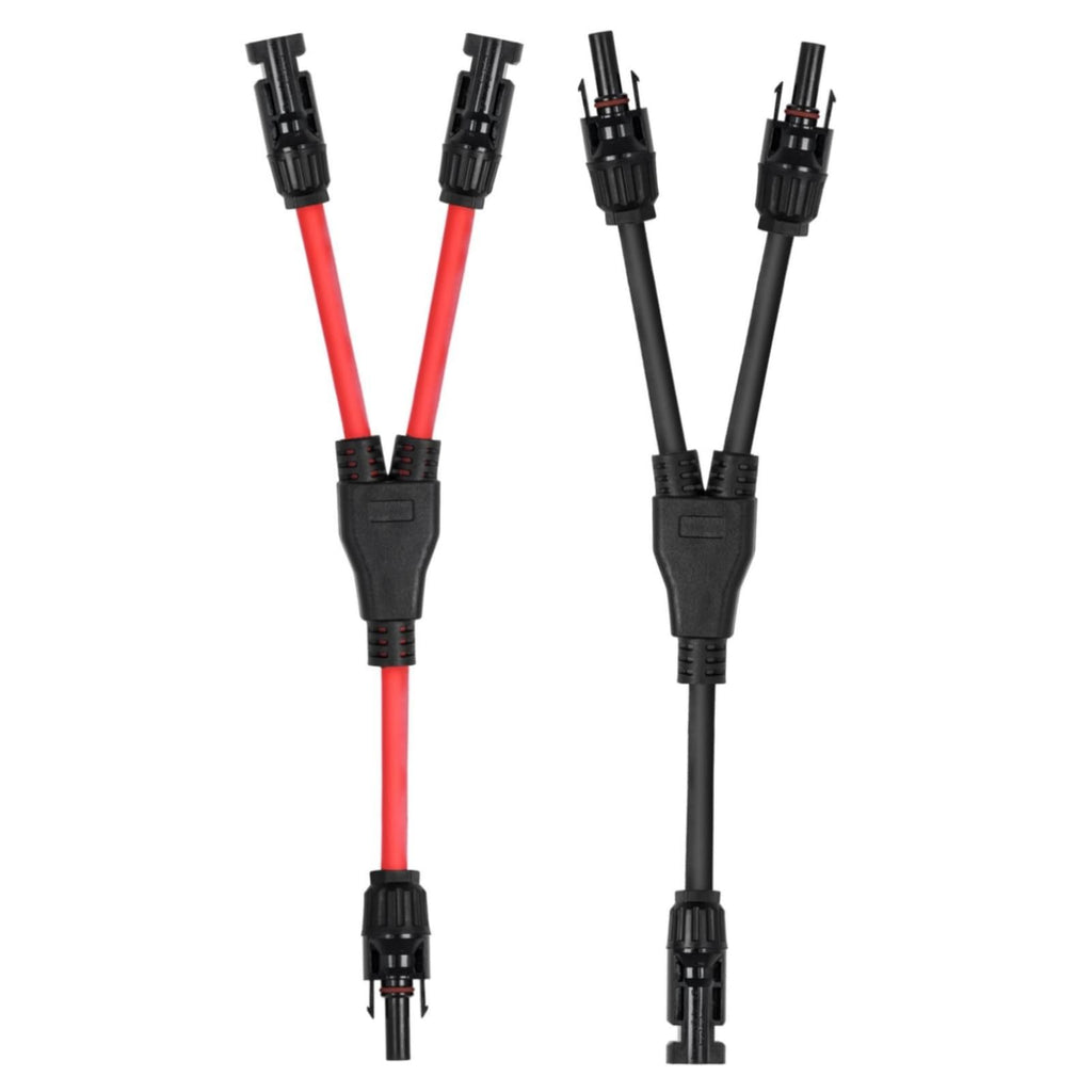 SOYAN Solar Parallel Connector Y Splitter 1Y2 10 AWG Solar Cable Connector