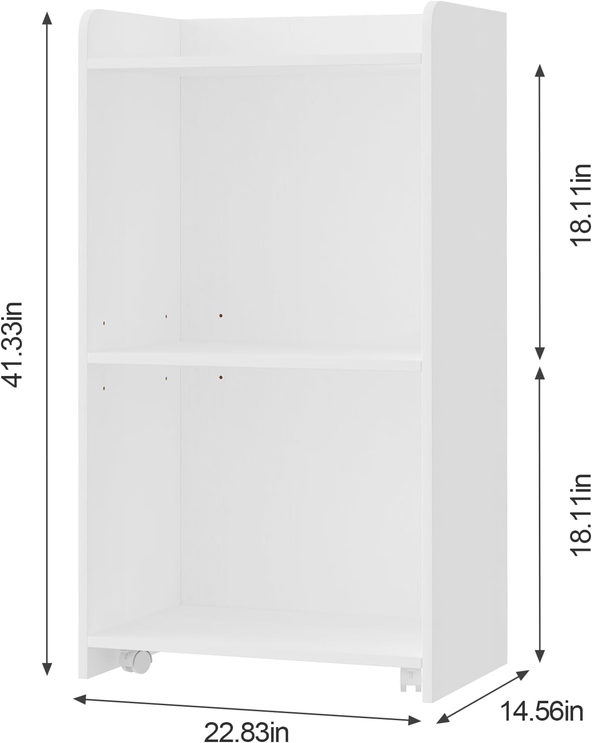 Podium Stand - Portable Podium Stand with 4 Rolling Wheels, Pulpits for Churches with Adjustable Shelf, Hostess