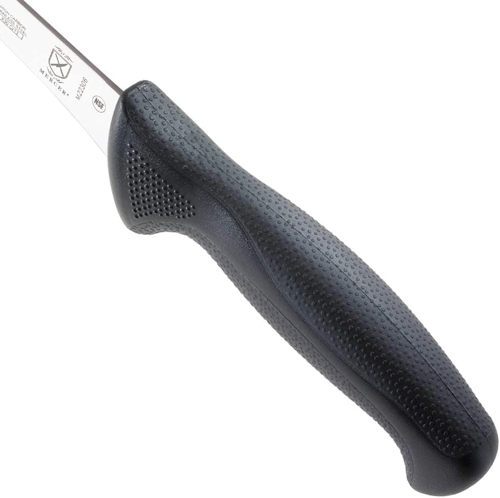 M22306 Millennia Black Handle, 6-Inch Stiff, Boning Knife