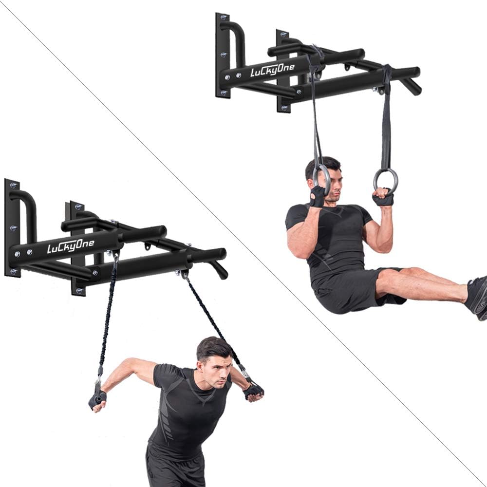 Wall Mount Pull Up Bar, Joist Mount Chin Up Bar