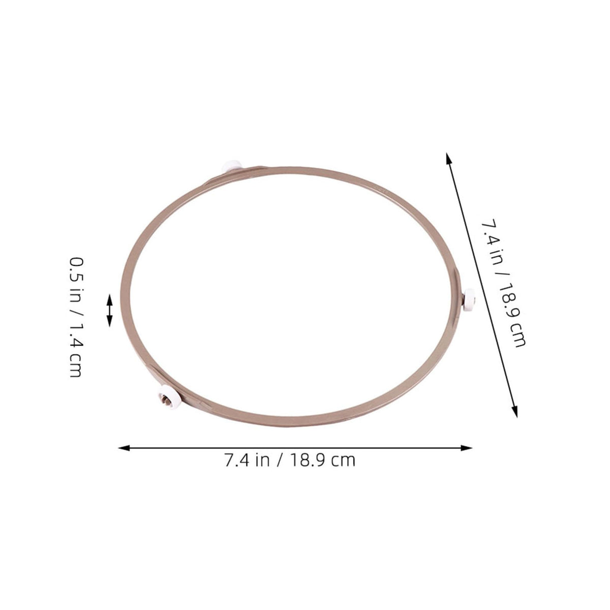 HAKIDZEL 1pcs Microwave Glass Turntable Plate Roller Replacement Medium Outer Diameter Wheel Easy Installation for Uniform Heating of Food