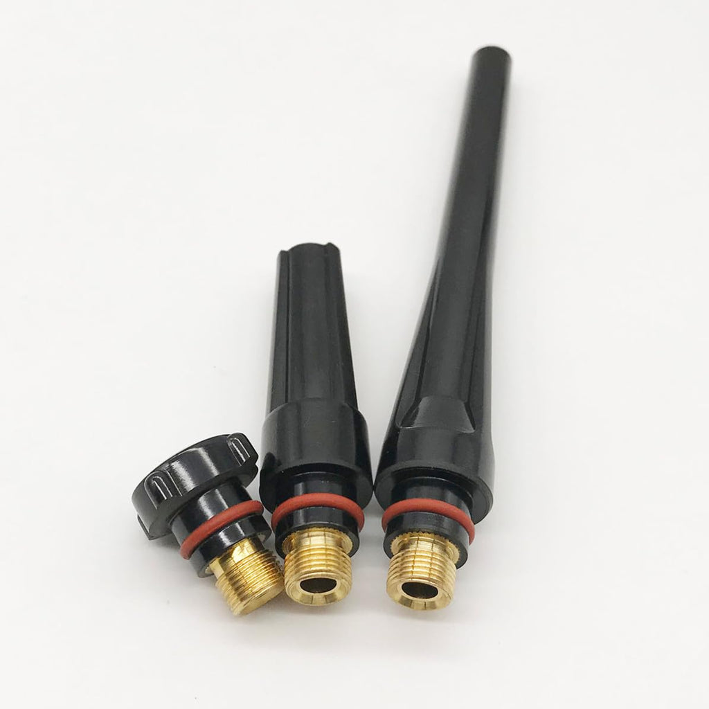 Tig Welding Torch Kit Black Metal for 17 18 26 Torches 3pcs