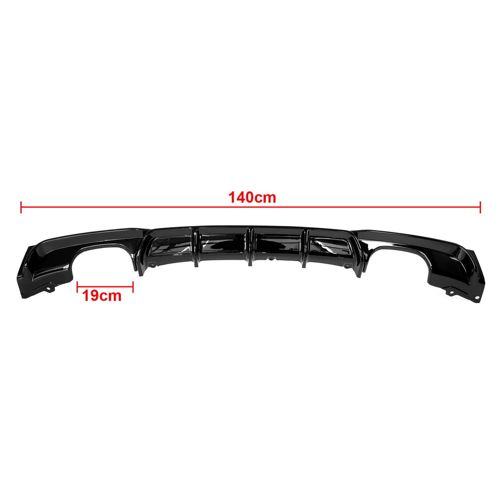 BDBO Rear Diffuser Compatible with 2013-2019 BMW F30 M-Sport Bumper