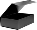 Gift Box for Men, Black Gift Box with Lids for Presents, Magnetic Closure