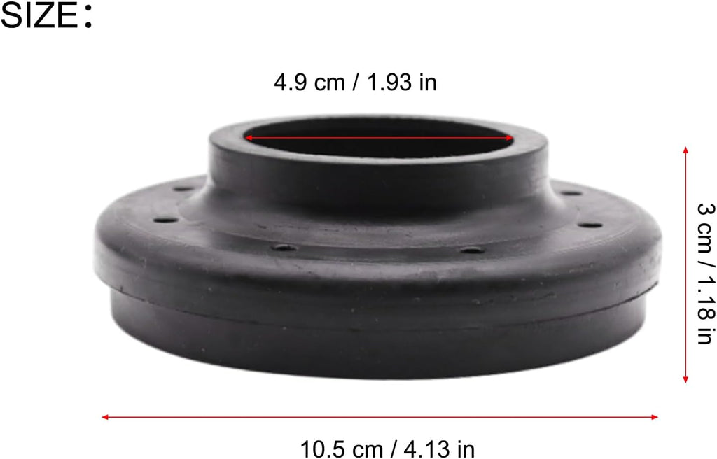 Front Upper Coil Spring Insulators, Coil Spring Isolators Compatible with 1984-2001 Cherokee XJ, 93-98 Grand Cherokee ZJ, 97-06 Wrangler TJ, 86-92 Comanche MJ, 84-90 Wagoneer (Front Upper)