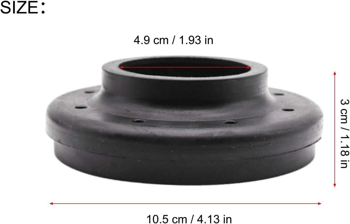 Front Upper Coil Spring Insulators, Coil Spring Isolators Compatible with 1984-2001 Cherokee XJ, 93-98 Grand Cherokee ZJ, 97-06 Wrangler TJ, 86-92 Comanche MJ, 84-90 Wagoneer (Front Upper)