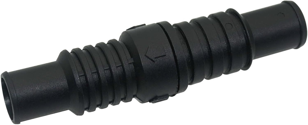 3 Pcs LV1219 Black Check Valve, 3/4" & 1", Prevents Water Backflow