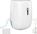 Dehumidifier with Drain Hose. Litever Small Portable Dehumidifier. Auto-OFF. Drain Hose for Continuous Drainage.
