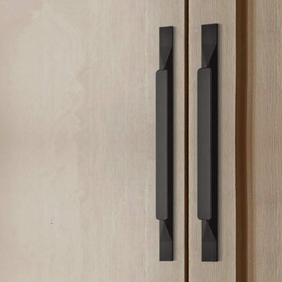 Kitchen Cabinet Pulls - Black Cabinet Handles - 5 Pack Long Cabinet Hardware for Drawers Dresser Furniture Pulls