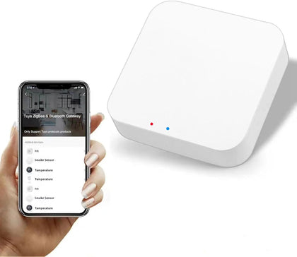 ZigBee Hub WiFi & Bluetooth Dual Mode Gateway,Tuya Smart Bridge Wireless Remote Controller,Intelligent Bridge