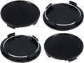 Center Caps,63mm Wheel Rim Hub Center Covers Replacement | 60mm Lug to Lug,Black,Pack of 4