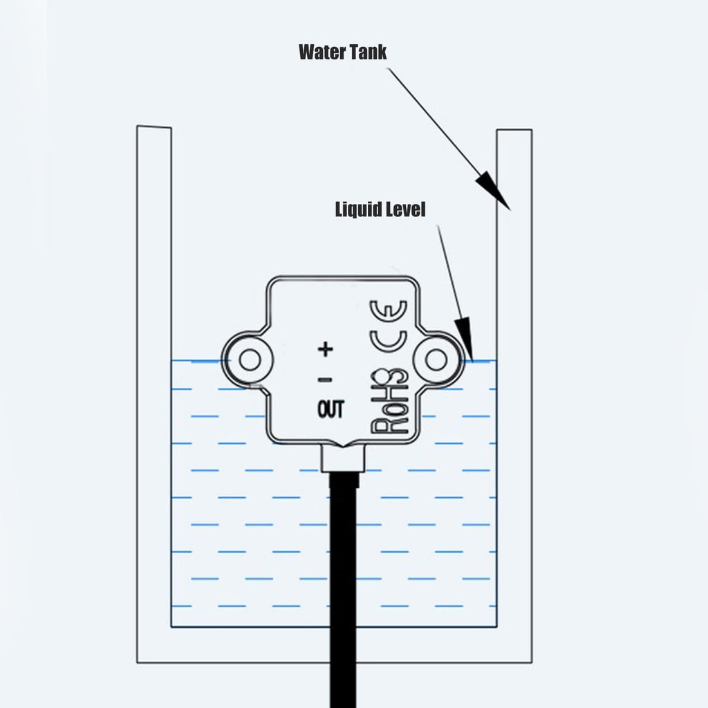 Oumefar Non Contact Water Level Sensor XKC-Y23A-V 5V High Low Output IP67