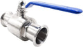 Stainless Steel 2 Inch Tri Clamp Ball Valve, Two-Way Weldless