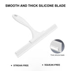 Squeegee for Shower Glass Door, 10 Inches, White