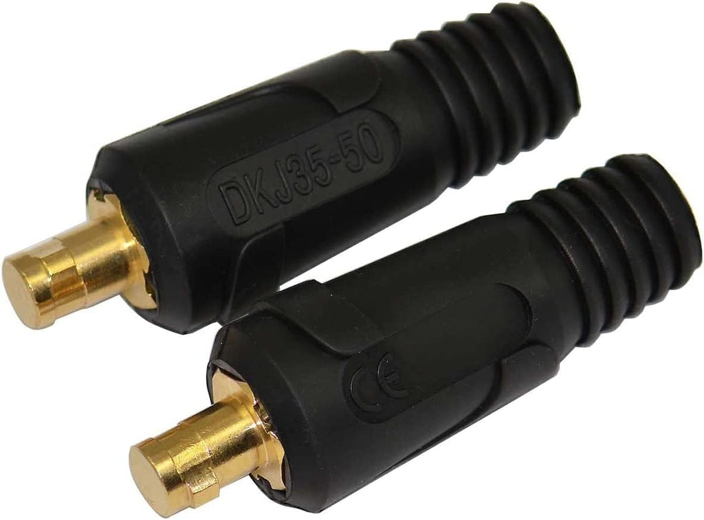 RIVERWELD TIG Welding Cable Panel Connector Plug DKJ35-50 315A 2pcs