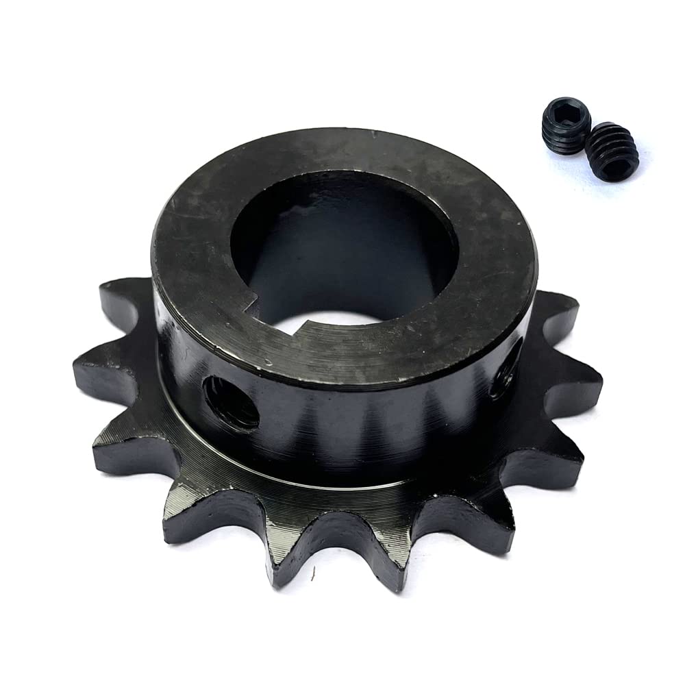 #40 Roller Chain Sprocket B Type 1" Bore Rust Prevention Hardened 15 Tooth