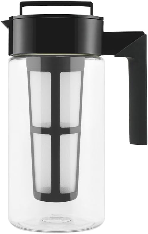 Flash Chill Iced Tea Maker - Versatile Tea Brewer for Loose/Bagged Tea - Patented Flash Chill Tech Hot/Cold Use