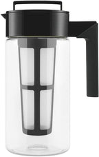 Flash Chill Iced Tea Maker - Versatile Tea Brewer for Loose/Bagged Tea - Patented Flash Chill Tech Hot/Cold Use
