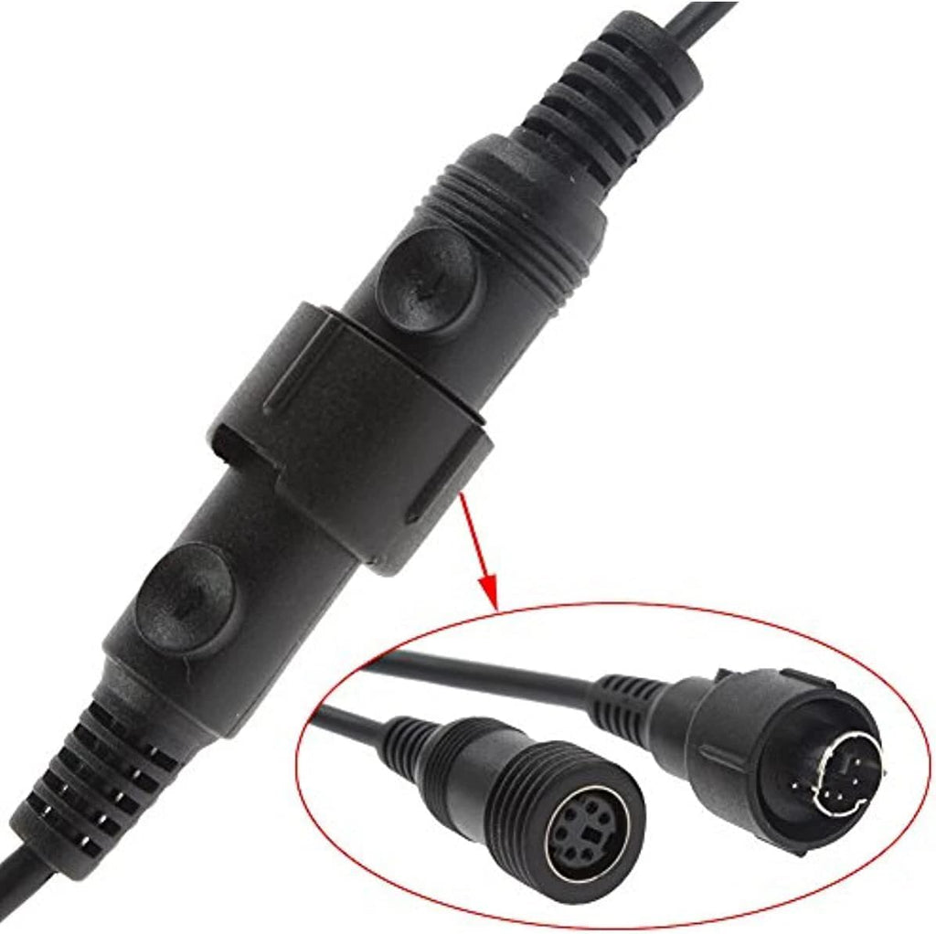 Tactical Throat Mic with Finger PTT Compatible for Baofeng Kenwood Earpiece | Compatible with BaoFeng UV-5RMini