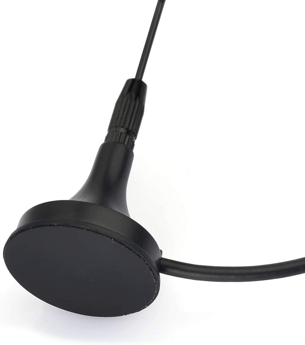 Dual Band VHF UHF 136-174MHz 400-470MHz Ham Radio Antenna SMA Male | Magnetic Base for Icom Yaesu Vertex Standard