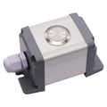 mxuteuk 22mm Momentary Push Button Switch Box Stainless Steel Metal 12V-24V DC 1 NO Flat Top Switch with Waterproof Switch Station G019