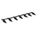 Bucket Tooth Bar, 60'', Heavy Duty Tractor Bucket 7 Teeth Bar for Loader Tractor Skidsteer, 4560 lbs Load-Bearing